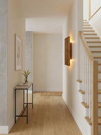 Handmade wood wall sconce with LED up-down light — photo 5