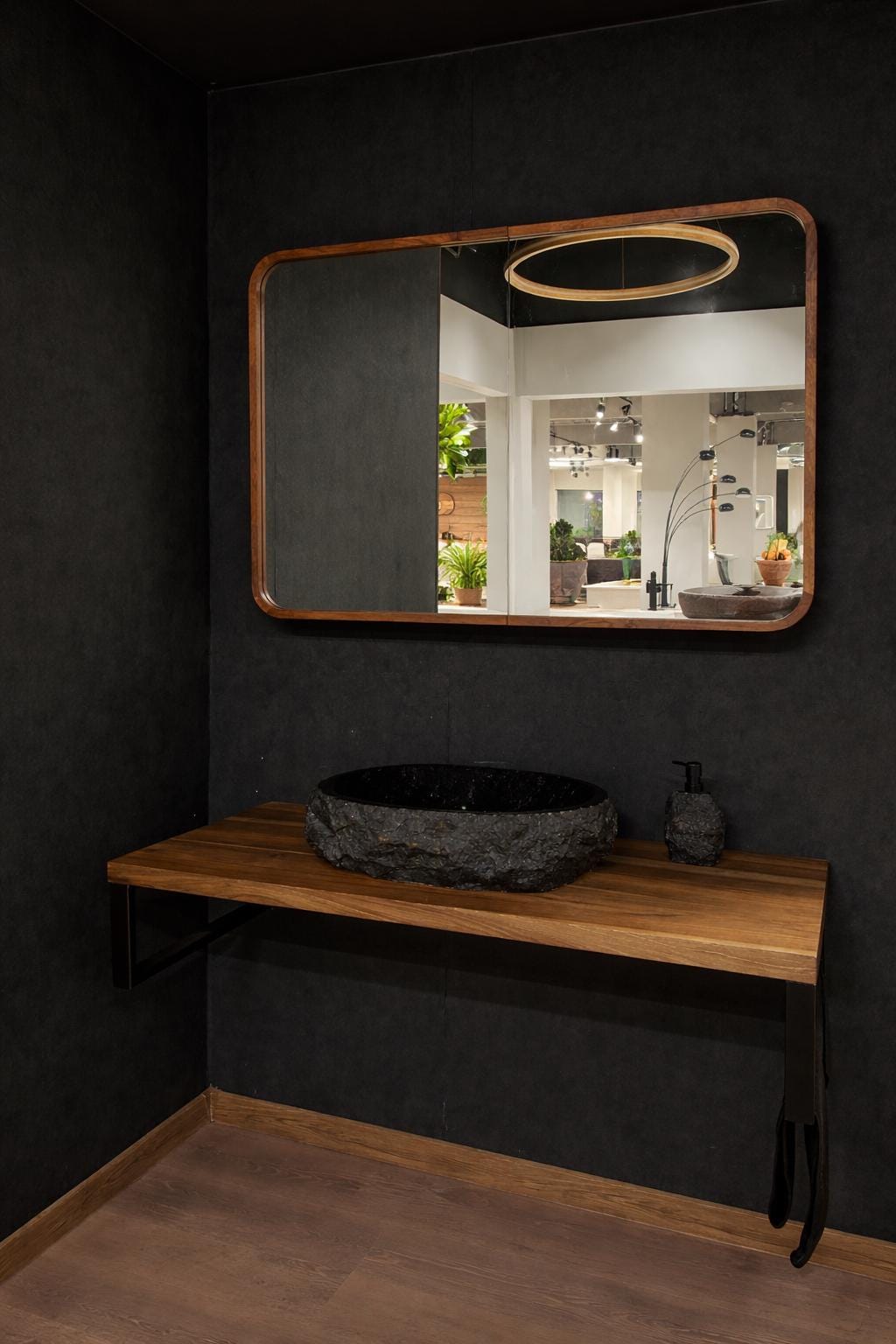 Wood Medicine Cabinet with Mirror | 2-Door Wall Mounted Bathroom Storage Cabinet